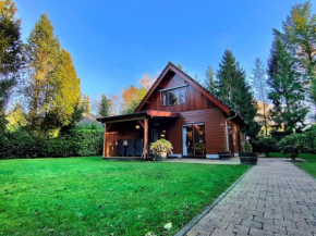 Beautiful detached wooden house with a pretty garden in the Veluwe